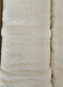 Medvilnės pluošto vonios rankšluosčių rinkinys „Cotton Delux“, pieno baltos spalvos
